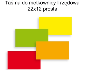 Ta�ma do metkownicy prosta bia�a 1-rz�dowa