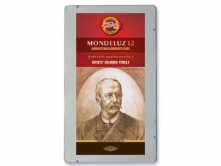 Kredki akwarelowe KOH-I-NOOR Mondeluz metalowe op, br�zy 12 