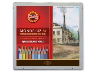 Kredki akwarelowe KOH-I-NOOR Mondeluz "Krajobraz" 24 kolory,