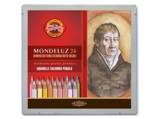 Kredki akwarelowe KOH-I-NOOR Mondeluz "Portret" 24 kolory, m