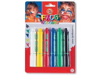 Kredki do malowania twarzy KOH-I-NOOR 6 kolor�w (4610)