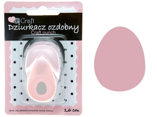 Dziurkacz ozdobny DPCRAFT 1,6cm Jajko