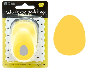 DZIURKACZ OZDOBNY 2,5CM JAJKO WLK-DLP