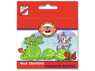 Kredki woskowe 24 kolory KOH-I-NOOR (8234)