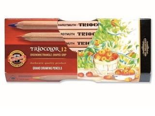 Kredki KOH-I-NOOR Tricolor Natur 12 kolor�w
