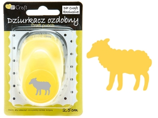 Dziurkacz ozdobny DPCRAFT 2,5cm Owieczka
