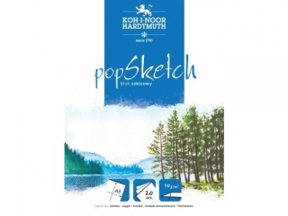 Blok szkicowy A4 20k. KOH-I-NOOR Pop sketch 110g
