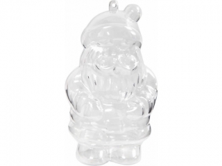 Ozdoba akrylowa wity Mikoaj, wys 13,5cm, 2szt, Edycja Limitowana