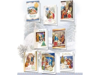 Kartki świąteczne TOP B6 lakier BN religijne
