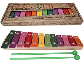 Cymbaki 12-tonowe MUZ na drewnie