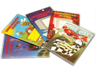 Ok�adka na dzienniczek ucznia A6 [opakowanie=50szt]