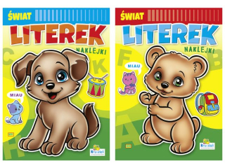 Ksi��eczka edukacyjna KRZESIEK A5 16k. �wiat literek, z naklejkami