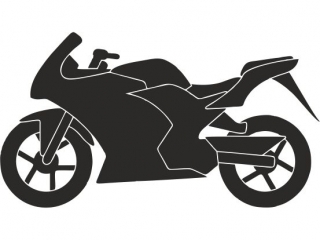 Naklejka na samoch�d motor