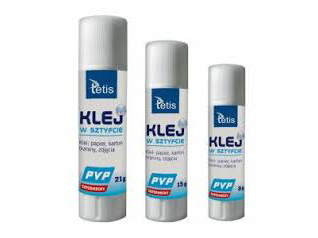 Klej w sztyfcie TETIS typu pvp bezbarwny 8 g