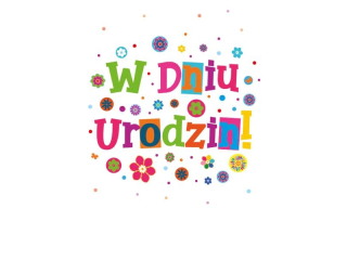 Kartki karnet GM-537 Urodziny