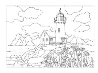 Kolorowanka A4 Modego Artysty - Galeria 1 GAL-001 "Architektura"