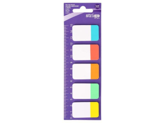 Zak�adki indeksuj�ce STRIGO S20X45MM 5 KOLOR�W 200k