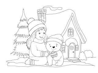 Kolorowanka A4 Modego Artysty - Galeria 10 GAL-003 "Boe Narodzenie"