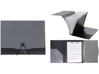 Teczka PP A4 13 przek�adek STRIGO VFILE szara