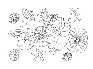 Kolorowanka B5 Modego Artysty - Galeria 5 GAL-103 "Morski wiat"