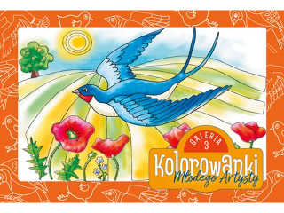 Kolorowanka B5 Modego Artysty - Galeria 3 GAL-101 "Ptaki"