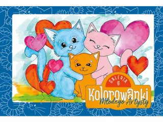 Kolorowanka B5 Modego Artysty - Galeria 6 GAL-104 "Koteczki i Pieseczki"