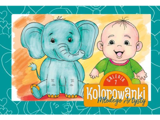 Kolorowanka B5 Modego Artysty - Galeria 7 GAL-105 "Bobasy i Zwierzaki"