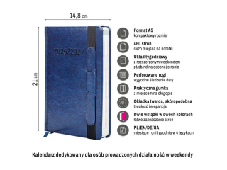 Terminarz O-PRESS dwu-letni A5  2026/2027