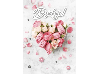 Kartki karnet GM-784 Dzi�kuj�