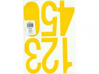 Cyfry samoprzylepne ART-DRUK 120mm ��te Helvetica 10 arkusz