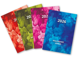 Kalendarz kieszonkowy O-PRESS A7 tygodniowy Venus 2026