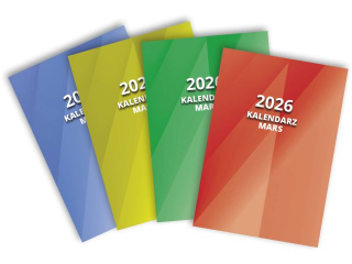 Kalendarz kieszonkowy O-PRESS A7 tygodniowy Mars 2026