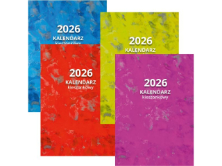 Kalendarz kieszonkowy O-PRESS A7 tygodniowy 2026