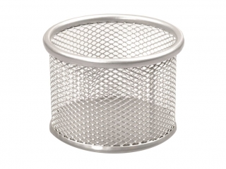 Przybornik okr�g�y �redni TETIS srebrny