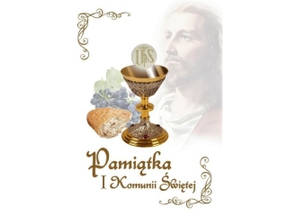 Pami�tka I Komunii �wi�tego ma�a - bia�a