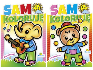 Kolorowanka KRZESIEK A4 16k. Sam Koloruje mix