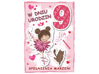 Kartki karnet GM-1094 Urodziny