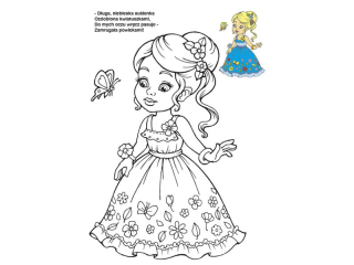 Kolorowanka KRZESIEK A4 16k. Ksi�niczki mix