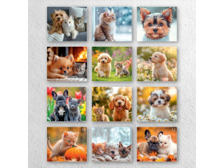 Kalendarz cienny O-PRESS A4 Milusiscy 2026