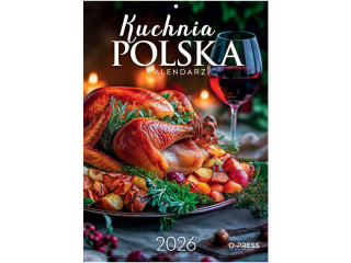 Kalendarz ścienny O-PRESS A4 Kuchnia Polska 2026