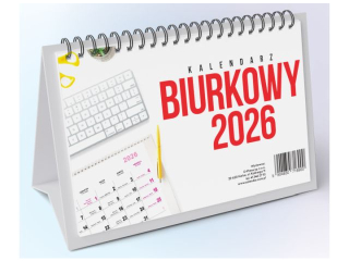 Kalendarz Biurkowy O-PRESS poprzeczny miesiczny 2026
