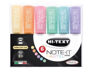 Zakre�lacz FLASHER Pastel  kpl. x6 kolor�w