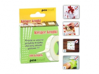 Ta�ma klej�ce kropki 250 kropek