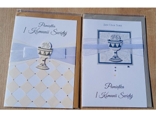 Kartki karnet PANOR premium  komunia