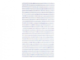 Kryszta�ki samoprzylepne DPCRAFT 3mm, 806 szt. - opalescent