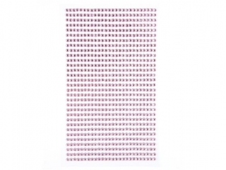 Kryszta�ki samoprzylepne DPCRAFT 3mm, 806 szt. - light pink