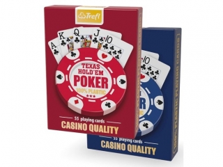 Karty do gry TREFL 55 listkw Plastik poker