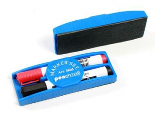 MARKERY SUCHO�CIERALNE ZEST. 2KOL.+GABKA 0805