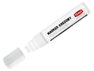 Marker kredowy TOMA ko�c�wka �ci�ta 8x15mm 25g bia�y