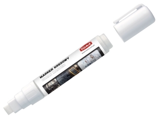 Marker kredowy TOMA ko�c�wka �ci�ta 5x8mm 8g bia�y